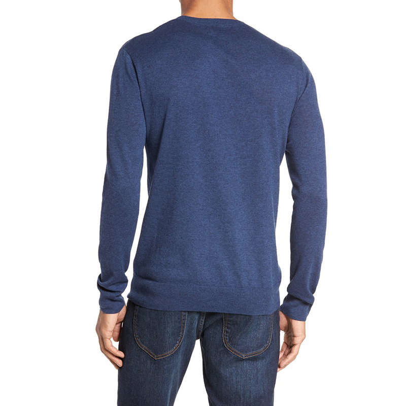 Long Sleeve Henley Sweater